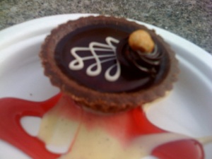 Buckeye cheesecake tartlet from Bistro 2110 at the Blackwell Hotel